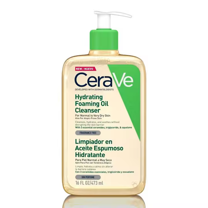 Cerave Limpiador Aceite Espumoso Hidratante 473 ml - 1