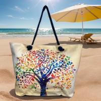 MEJORADA KD-2307 Bolso de Playa-Tote Bag Grande 60x40x20CM con Estampado de Árbol de la Vida y Colores Vibrantes, Ideal para Playa y Vacaciones - details 13