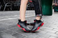 Botas De Lluvia Para Mujer Y Hombre Impermeables Antideslizantes Resistentes Al Desgaste Con Plush Fashion Para Verano E Invierno Protección Del Tobillo - details 17
