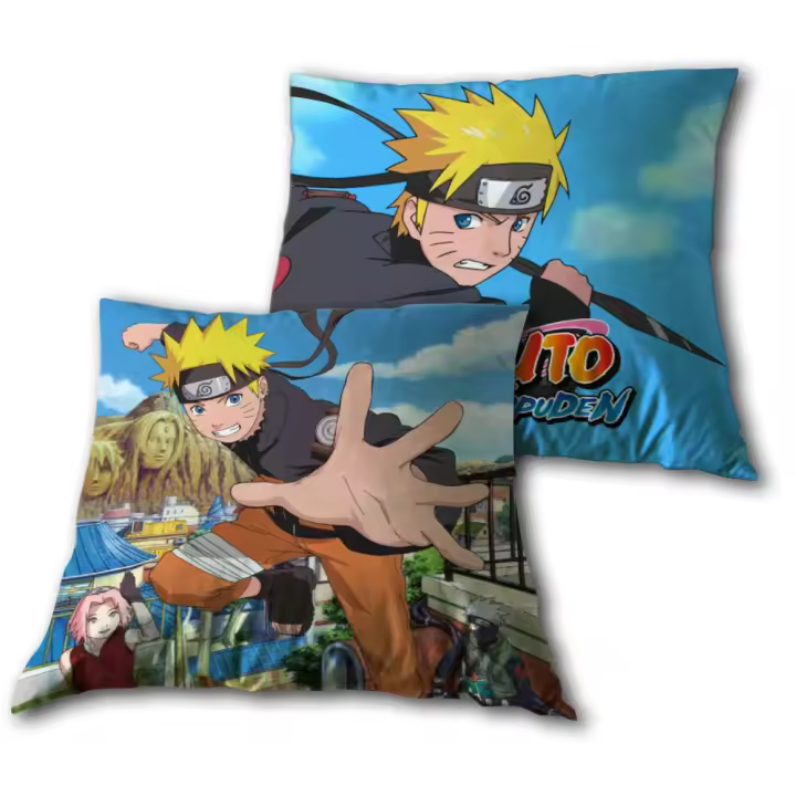 Cojin Naruto 35x35 cm, Color Azul, Licencia 100% Oficial, Stor - Kiglam - 1