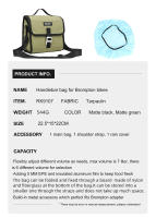 Bolsa De Manillar De Bicicleta Grande Capacidad Impermeable Multifuncional Para Almacenamiento Ciclismo Soporte Espalda/Muñeca/Marco - details 0