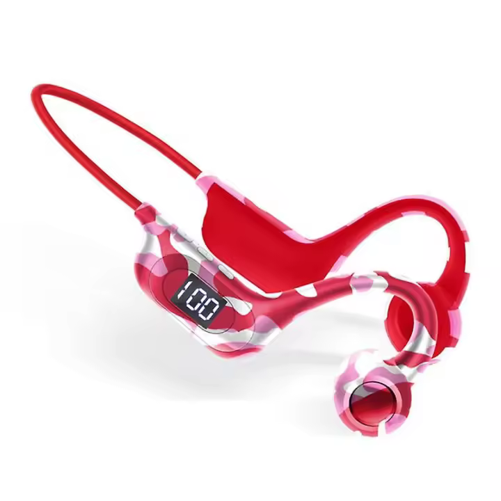 Auriculares Bluetooth de conducción ósea V5.3 gancho para la oreja Conducción ósea Deportes inalámbricos al aire libre - 1