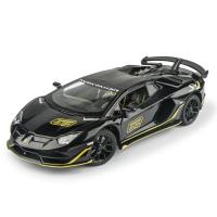 Modelo De Coche De Luxo Lamborghini Aventador SVJ 1:24 En Aleación De Latón Con Sonido Y Luz Para Coleccionistas Y Regalo Para Niños A551 - details 9