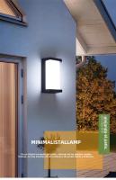 Lámpara De Pared Exterior LED Impermeable IP66 Con Sensor De Movimiento Iluminación Moderna Para Porche Balcón Jardín - details 0