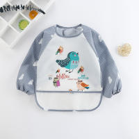 Bib De Bebé Impermeable Con Pico Y Bata De Arte Para Niños Y Niñas De 1 a 3 Años Paño De Ensechar Con Mangas Largas Y Bolsillo Estilo Moda - details 19