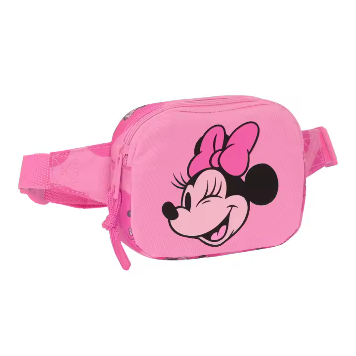 Riñonera Minnie Mouse Loving Rosa 14 x 11 x 4 cm - 1