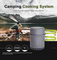 Sistema De Cocina Ultraligero Para Camping Con Olla Platos Utensilios Y Cuchillería Para Exterior - details 0
