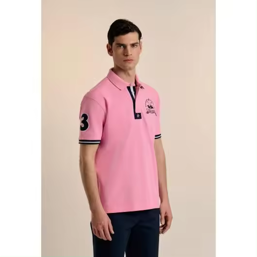 Polo Valecuatro banderas rosa - 1