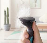 Cepillo De Peluquería Planet Pet Para Perros Y Gatos Lado Doble Para Desplumado Y Rascar Cepillo De Subcapa Ancho Extra Con Plástico Azul - details 5