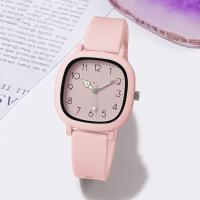 Reloj De Pulsera De Cuarzo Para Mujer Con Material De Silicona Y Acero Inoxidable Luminoso Color Gel Exquisito Accesorios Moda Casual - details 3