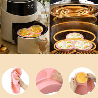 Molde De Huevo De Silicona Para Air Fryer 3 Cavidades Molde De Pastel Reutilizable Accesorios De Cocina Eco-amigable - details 2
