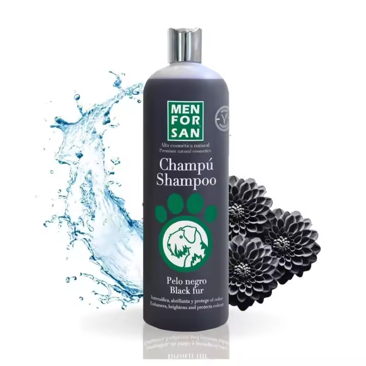 Menforsan Champú Pelo Negro para Perros - 300 ml - 1