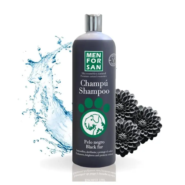 Menforsan Champú Pelo Negro para Perros - 300 ml - 1