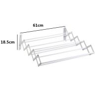 Tendedero Extensible Metalico Resistente al óxido Tipo Acordeon de Pared - - details 2
