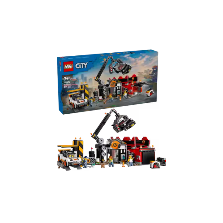 LEGO City 60472 Desguace con Coches Contiene 871 piezas - Edad recomendada a partir de 7+ años 25L60472 - 1
