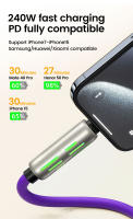Cable De Carga Rápida 240W USB a Tipo C 4 En 1 PD3.0 Alta Velocidad De Transferencia De Datos Para iPhone 1514 Samsung Xiaomi HUAWEI - details 9