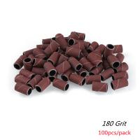 100pcs Banda De Arte De Uñas Con 4 Grados De Fijación 60# 120# 180# 240# Anillo De Pulido Para Máquina Eléctrica Accesorios De Manicura Herramienta De Corte De Uñas - details 11