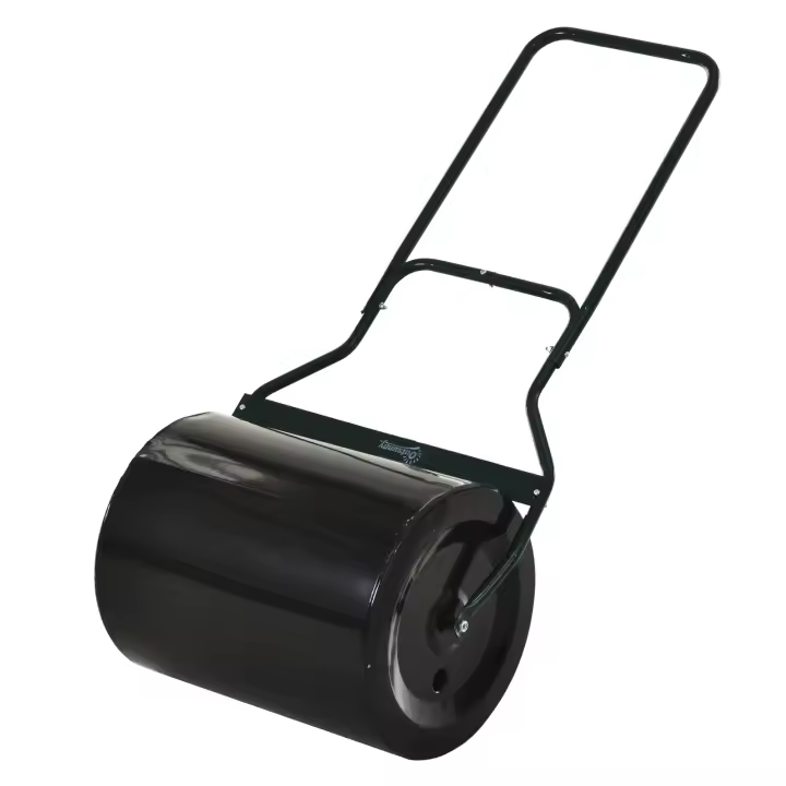 Outsunny Apisonadora de Césped para Jardín Rodillo para Césped con Capacidad de 60L Rellenable con Arena o Agua Diámetro de 50cm - 1