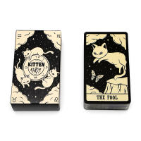 Baraja De Tarot Con Gatos Para Amantes De Los Gatos Juego De Fortuna Y Destino Juguete Educativo Para Adultos Tema De Animales Y Naturaleza - details 7