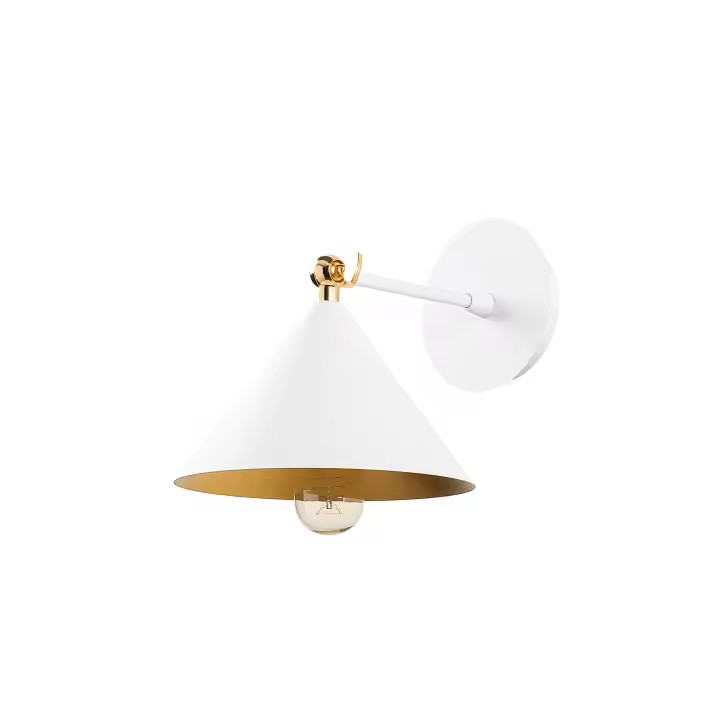 Aplique de pared WELLHOME, Estructura de metal Color Blanco - 1