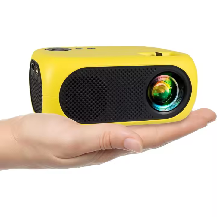 Mini Proyector, Proyector de Cine en Casa Portátil para Teléfono Móvil, HDMI AV Compatible con DVD, Firestick, Laptop, PC - 1