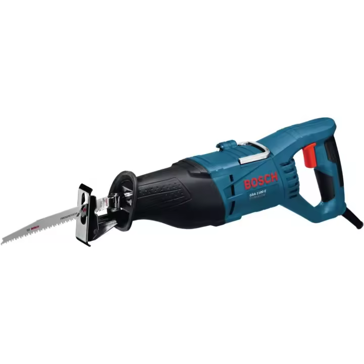 Bosch Professional GSA 1100 E - Sierra sable (1100 W, 220-230V 230 mm, en maletín), Color Azul, Talla Única - 1
