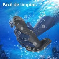 Vibrador Remoto Con Empuje Para Hombres Masajeador De Prostata Juguete Sexual Con Estimulación De G-Spot Y Ano Plug Anal Dildo De Silicona Médica - details 5