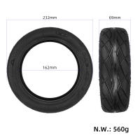 Rueda Tubeless 10x2.50-6.5 Neumático 10 Pulgadas para Patinete Eléctrico Rueda Delantera y Trasera compatible con Patinete Electrico Inmotion L9, Cecotec, Ducati (1 Rueda) - details 4