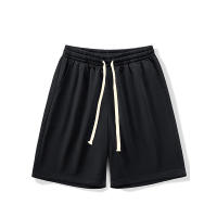 Shorts De Verano Para Hombre Casual Running Deporte Pantalones Cortos Sólidos Con Cordón Estilo Regular Secado Rápido Para Gimnasio - details 1