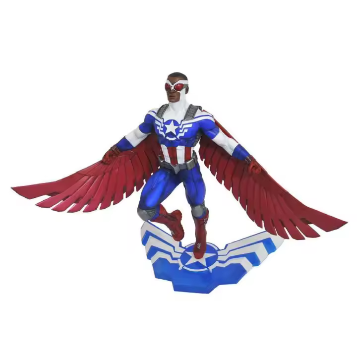 FIGURA DIAMOND COLLECTION MARVEL FALCON & THE WINTER SOLDIER SAM WILSON CAPITAN AMERICA FIGURA 25 CM MARVEL GALLERY - 1