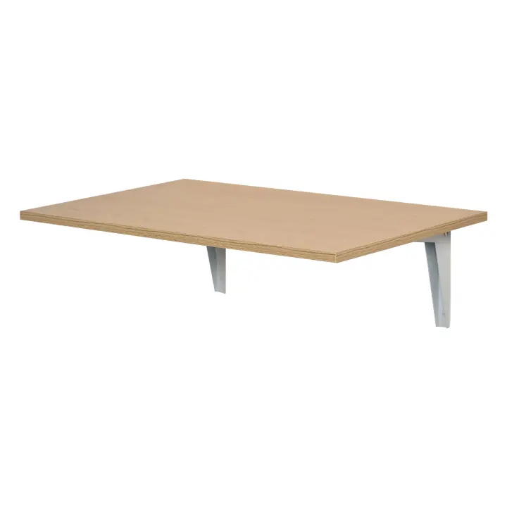HOMCOM Mesa Plegable de Pared Mesita Auxiliar Abatible Colgante 60x40x20 cm Portátil para Cocina Comedor Dormitorio - 1
