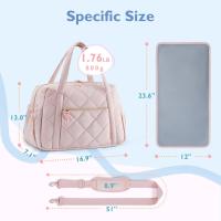 Bolsa de pañales, Bolsa de mano, Bolsa Grande para Bebe, expandible, Ligera, Bolsa cambiadora, Bolsa de mano acolchada - details 1