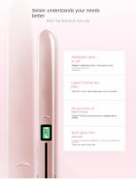 Alisador y Rizador 2 en 1: Alisador de Cabello Cerámico con Iones de Turmalina, Dual Voltaje, Calentamiento Instantáneo - Herramienta de Peinado Profesional para Todos los Peinados, Ideal para Pelo Rubio - details 4