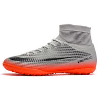 Zapatos De Fútbol Profesionales Para Hombres Antideslizantes En Campo De Grama Zapatillas De Fútbol Con Punta De Hierba TF Entrenamiento De Torsión De PTPP Material Superior PVC Suela De Goma - details 9