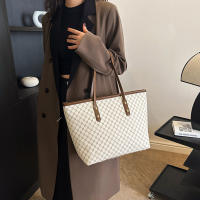 Bolso de mano clásico Vintage con estampado de letras, bolso de viaje de gran capacidad, bolso de hombro de cuero PU para mujer - details 4