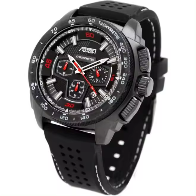 Reloj Aviador AV-212056G-B - Clásico y Elegante - Diseño Exclusivo - Impermeable - 1