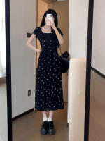 Vestido Mini Estampado Con Lazo Dos Piezas Para Mujer Verano Patchwork En Raso Manga Corta Estilo Y2K Streetwear Coreano Slim Fit - details 16