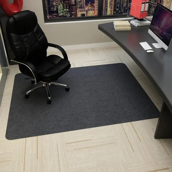 Carpetas De Silla De Oficina 90x120cm Anti-Derrapantes Para Sala De Estar Dormitorio Juego Computadora Suelo Móvil Resistente Al Agua Y Al Desvanecimiento - 1