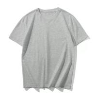 Camiseta De Algodón 100% Para Hombre Verano Manga Corta Casual Cuello Redondo Suave Camiseta Básica Ajuste Suelto Tops - details 3