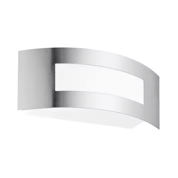 Ledkia Aplique de Pared Exterior de Acero Inoxidable Girig Plateado - 1