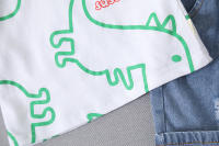 Conjunto De Ropa Infantil Para Verano Para Niños Y Niñas Camiseta De Algodón Con Dibujos Y Pantalones Cortos 2 Piezas Moda Casual Deportiva Para Bebés - details 9