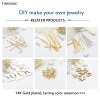 Accesorios De Joyería DIY Con Cierre De Hombro Y Cadena Extensora Bolas De Espaciador Metálicas Platinadas En Oro 14K - details 0