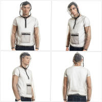 Camisa Protectora De Malla Ultraligera Con Capucha Para Pesca Y Camping Protección Contra Insectos Y Mosquitos Para Exteriores - details 12