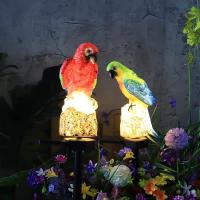 Statua De Pájaro Solar LED Para Jardín Impermeable Iluminación De Camino Paisaje Decorativo Luz De Piso Para Exterior - details 3