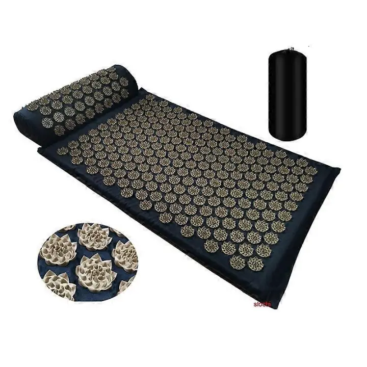 Massager Mat Shakti Mat Massage Yoga Mat Acupressure Relieve Stress Back Body Pain Spike Mat Acupuncture Massage Cushion  Yoga & Pilates Blocks - 1