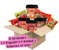 Fideo Instantaneos Ramen Corea y Japon,  NONGSHIM/ BULDAK/NISSIN,16 /18Paquetes , Rapokki/ Topokki de Corea, pasteles de arroz - details 5