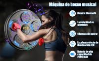 Entrenador de boxeo musical inteligente para niños y adultos, máquina de boxeo de respuesta electrónica LED, bolsa de arena colgante de pared, Compatible con Bluetooth - details 5