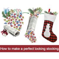 Calzón De Navidad En Invierno Decoración Para Chimenea Regalo Divertido Con Forma De Copita De Nieve En Estilo Rayado Rojo Y Blanco Decoración Para Hogar - details 9