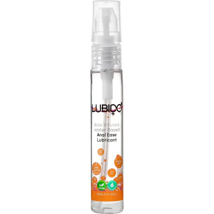 Lubido Lubricante Íntimo Anal 30ml – Con Cafeína y Aloe, Extra Deslizante y Estimulante | El Secreto de Bolsillo para el Placer Sin Aviso en este Verano de Orgullo - 1