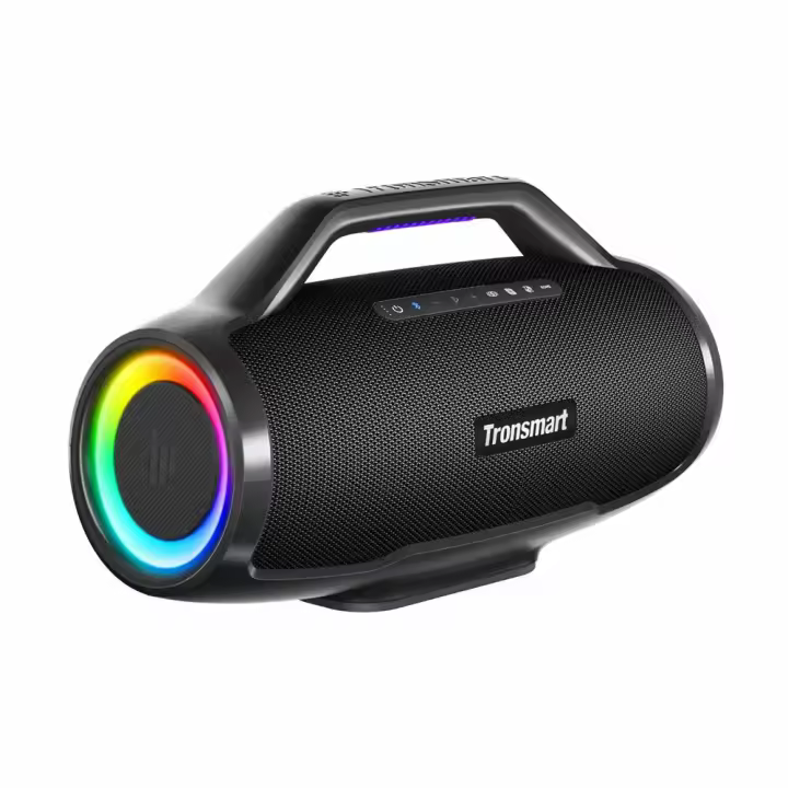 Altavoz Bluetooth 130W Tronsmart Bang MAX, Altavoz Portátil 140W potente, Sonido Estéreo, Luces Led y Waterproof IPX6, 24H de Reproducción, con AUX, TF, App, Agujero de Guitarra, Outdoor, Party, Back to school - 1